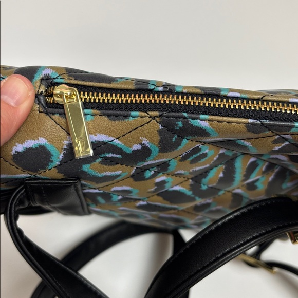 Ted Baker Leopard Print Quilted Mini Backpack - Picture 5 of 11